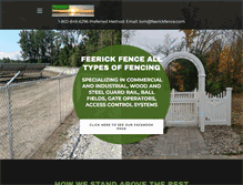 Tablet Screenshot of feerickfence.com